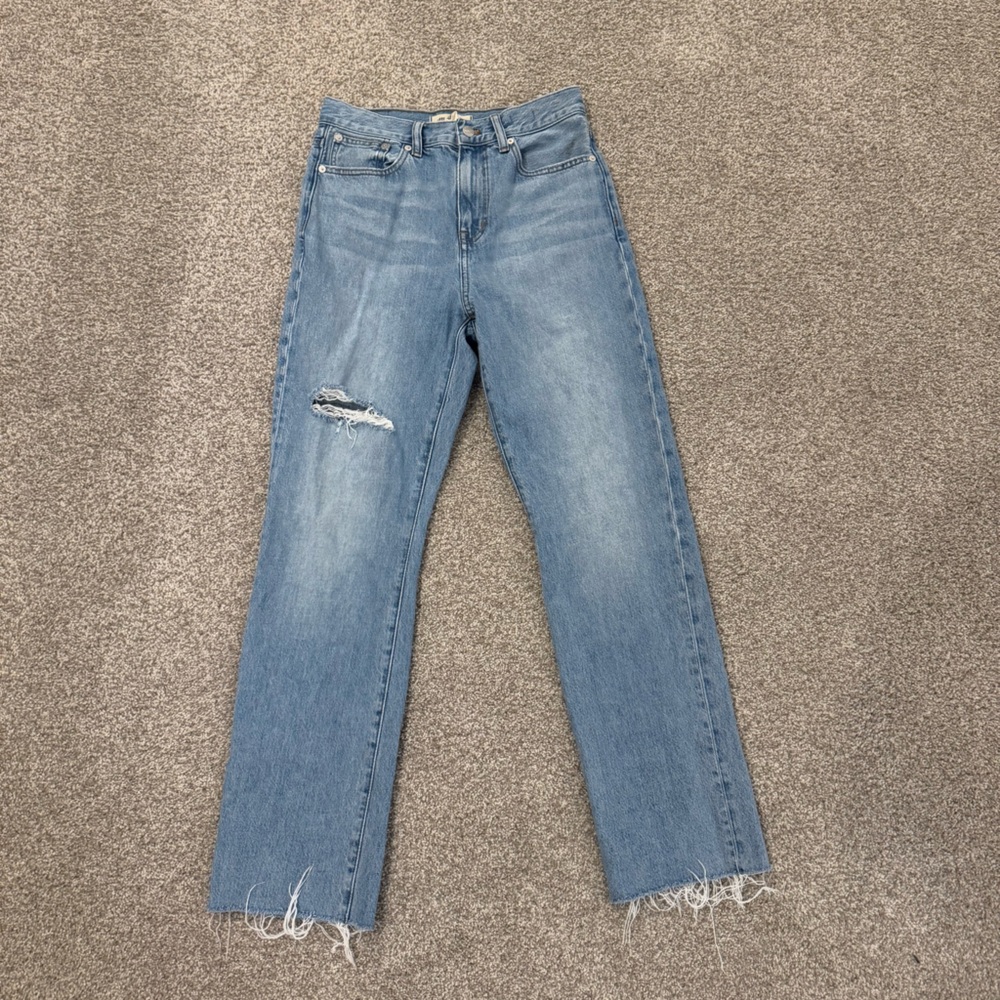 SOLD Madewell Womens High Rise 90s Straight Leg Jean Size 26 - Picture 1 of 6